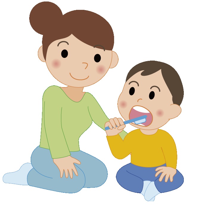 ママと子どもの歯磨き
